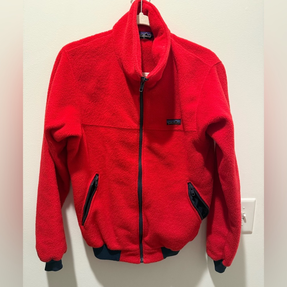 Patagonia women’s Red Fleece Jacket